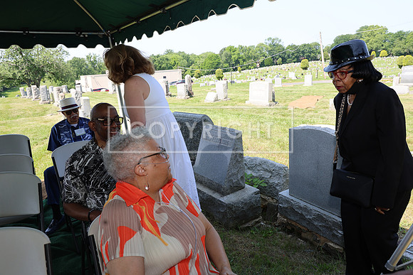 ROSS0035 EDEN CEMETERY 06042025 HEADSTONE UNVEILING CEREMONY Stephen Smith 1795 - 1873 KTIPLAURA