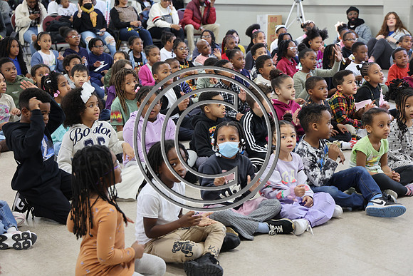 3I7A5686 Black History Month kids at The City School in Fairmount 02 28 2025 ktiplaura