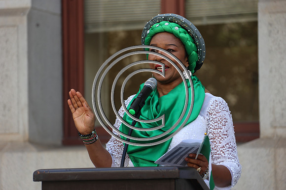 LE3L0560. Funtimes. Nigerian Independence Flag Raising Ceremony 10022024 b Laura Elam