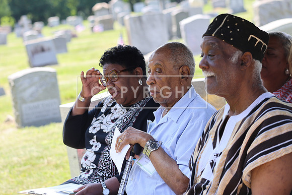 ROSS0074 EDEN CEMETERY 06042025 HEADSTONE UNVEILING CEREMONY Stephen Smith 1795 - 1873 KTIPLAURA