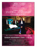 1 Mother Bethel Rev. Carolyn C. Cavaness 1st year Anniversary 2025