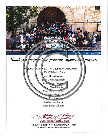 8 Mother Bethel Rev. Carolyn C. Cavaness 1st year Anniversary 2025