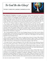 3 Mother Bethel Rev. Carolyn C. Cavaness 1st year Anniversary 2025