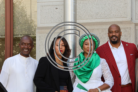 6F2A0233. Funtimes. Nigerian Independence Flag Raising Ceremony 10022024 Laura Elam