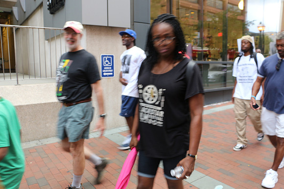 Raised in Philly Tomorrow, mourn that human beings were bought, sold and owned in Center City Philadelphia. 08202014 PHOTOS BY  LAURA ELAM (136)