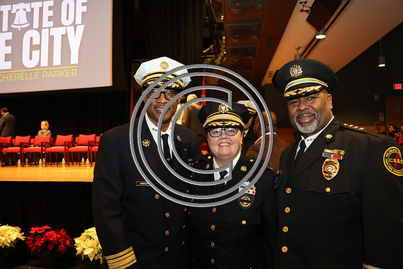 Phila Mayor Cherelle Parker 2nd ann State of the City 12 19 2025 ktiplauraROSS0048