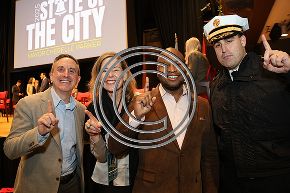 Phila Mayor Cherelle Parker 2nd ann State of the City 12 19 2025 ktiplauraROSS0056