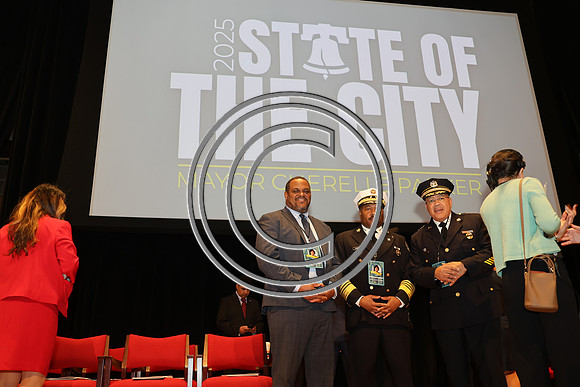Phila Mayor Cherelle Parker 2nd ann State of the City 12 19 2025 ktiplauraROSS0066