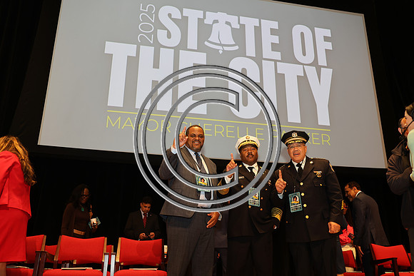 Phila Mayor Cherelle Parker 2nd ann State of the City 12 19 2025 ktiplauraROSS0068