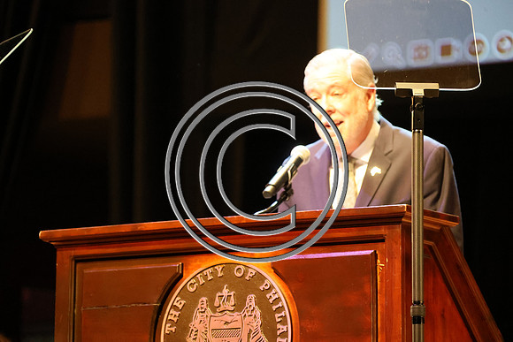 Phila Mayor Cherelle Parker 2nd ann State of the City 12 19 2025 ktiplauraROSS0121