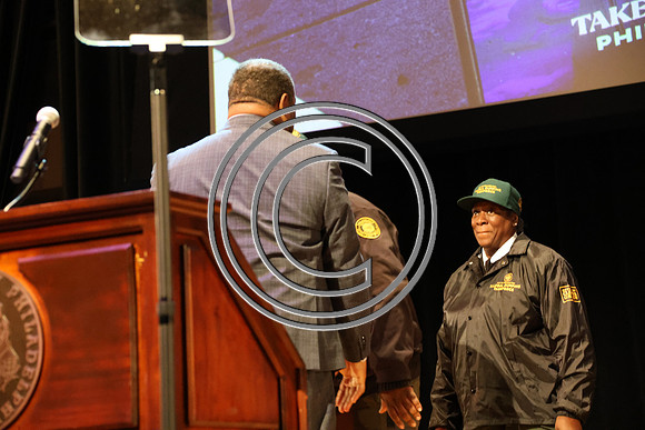 Phila Mayor Cherelle Parker 2nd ann State of the City 12 19 2025 ktiplauraROSS0197