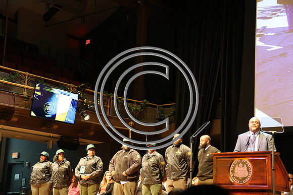 Phila Mayor Cherelle Parker 2nd ann State of the City 12 19 2025 ktiplauraROSS0204