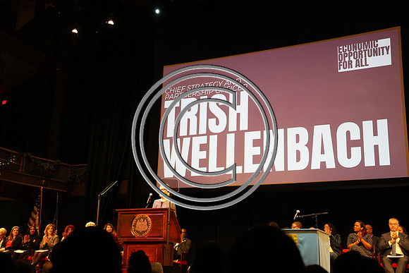 Phila Mayor Cherelle Parker 2nd ann State of the City 12 19 2025 ktiplauraROSS0216