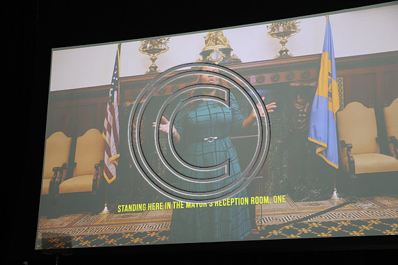 Phila Mayor Cherelle Parker 2nd ann State of the City 12 19 2025 ktiplauraROSS0223