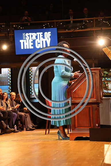 Phila Mayor Cherelle Parker 2nd ann State of the City 12 19 2025 ktiplauraROSS0322
