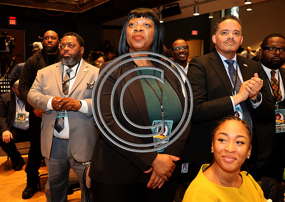 Phila Mayor Cherelle Parker 2nd ann State of the City 12 19 2025 ktiplauraROSS0340