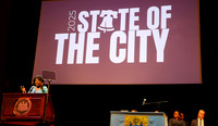 Phila Mayor Cherelle Parker 2nd ann State of the City 12 19 2025 ktiplauraROSS0452