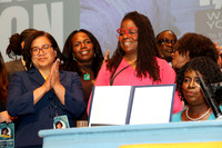 Phila Mayor Cherelle Parker 2nd ann State of the City 12 19 2025 ktiplauraROSS0513