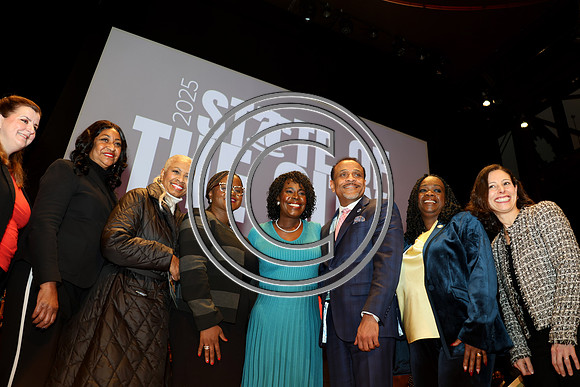 Phila Mayor Cherelle Parker 2nd ann State of the City 12 19 2025 ktiplauraROSS0667