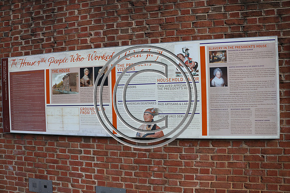 PHSL0023. Slavery exhibits at President's House in Phila Laura Elam ktiplaura 11 2025