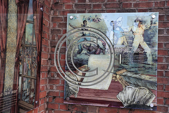 PHSL0030. Slavery exhibits at President's House in Phila Laura Elam ktiplaura 11 2025