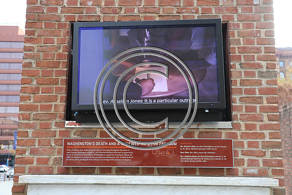 PHSL0064. Slavery exhibits at President's House in Phila Laura Elam ktiplaura 11 2025