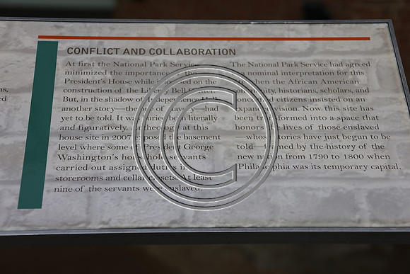PHSL0085. Slavery exhibits at President's House in Phila Laura Elam ktiplaura 11 2025