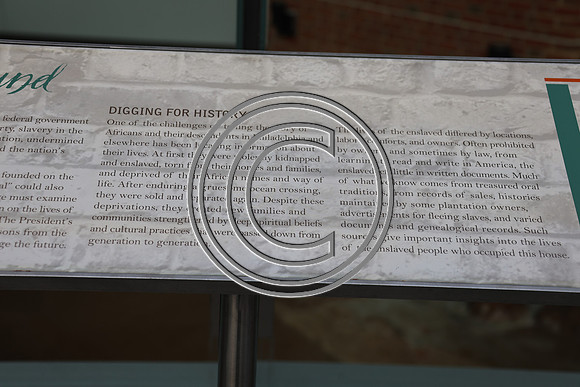 PHSL0083. Slavery exhibits at President's House in Phila Laura Elam ktiplaura 11 2025
