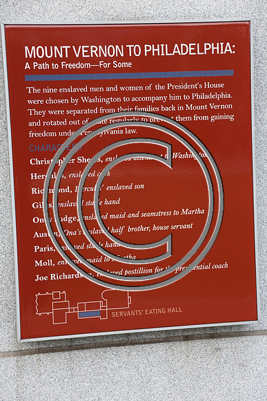 PHSL0111. Slavery exhibits at President's House in Phila Laura Elam ktiplaura 11 2025