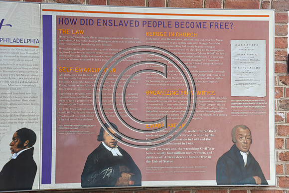 PHSL0129. Slavery exhibits at President's House in Phila Laura Elam ktiplaura 11 2025