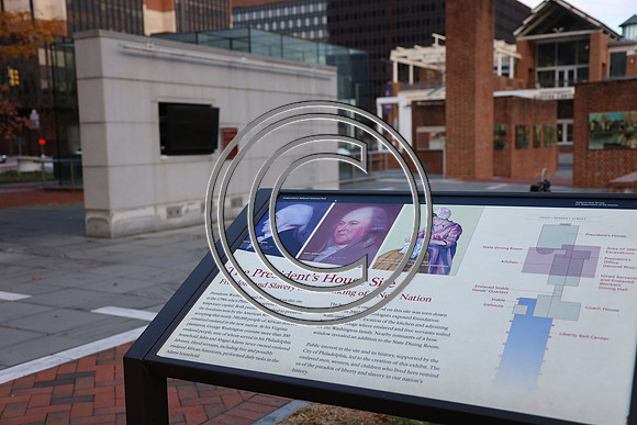 PHSL0137. Slavery exhibits at President's House in Phila Laura Elam ktiplaura 11 2025