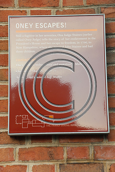 PHSL0033. Slavery exhibits at Presidents House in Phila Laura Elam ktiplaura 11 2025