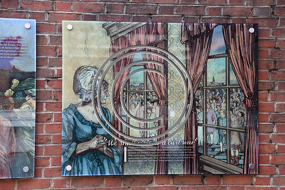 PHSL0029. Slavery exhibits at Presidents House in Phila Laura Elam ktiplaura 11 2025