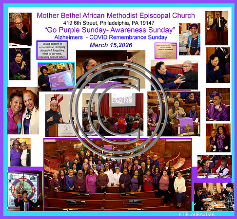 MB AME Church 03 15 2026 Go Purple Sunday, Alzheimers Awareness Sunday , COVID Remembrance Sunday Ktiplaura cover