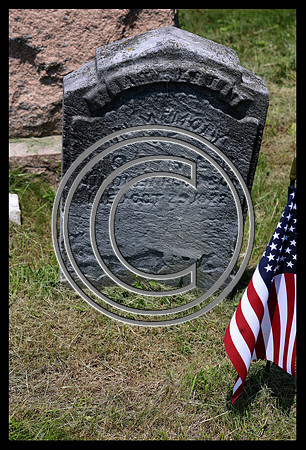 ROSS0247 EDEN CEMETERY 06042025 HEADSTONE UNVEILING CEREMONY Stephen Smith 1795 - 1873 KTIPLAURA