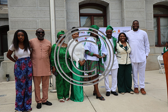 PHSL0234. Nigerian Flag-raising Ceremony at City Hall for Funtimes Magazine October 1, 2026 ktiplaura