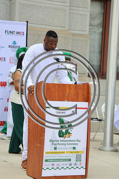 PHSL0211. Nigerian Flag-raising Ceremony at City Hall for Funtimes Magazine October 1, 2026 ktiplaura