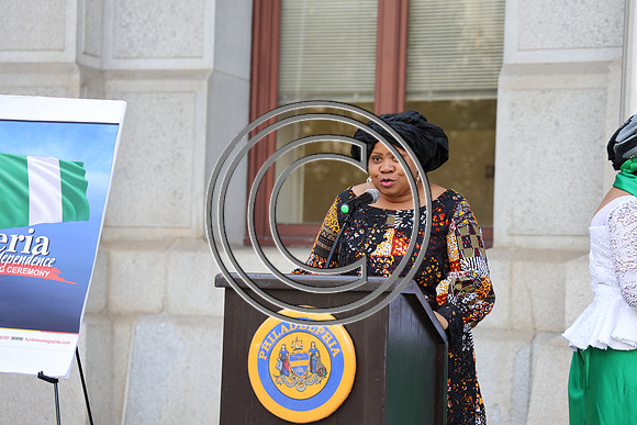6F2A0222. Funtimes. Nigerian Independence Flag Raising Ceremony 10022024 Laura Elam
