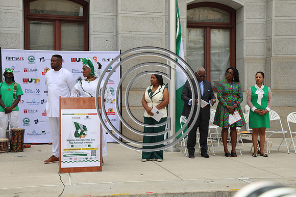 PHSL0075. Nigerian Flag-raising Ceremony at City Hall for Funtimes Magazine October 1, 2026 ktiplaura