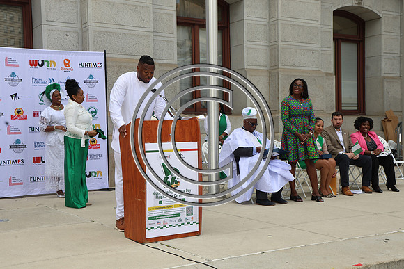 PHSL0215. Nigerian Flag-raising Ceremony at City Hall for Funtimes Magazine October 1, 2026 ktiplaura