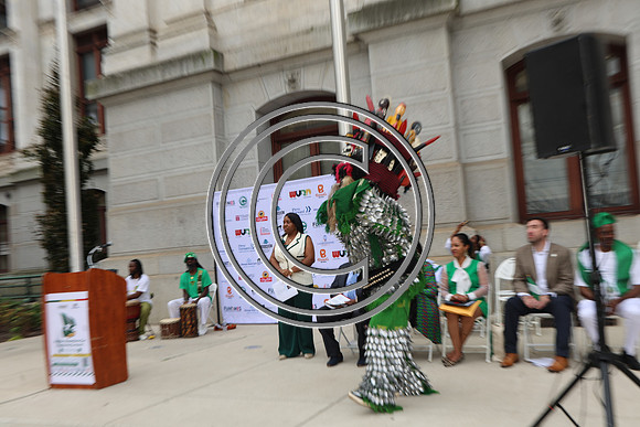 PHSL0128. Nigerian Flag-raising Ceremony at City Hall for Funtimes Magazine October 1, 2026 ktiplaura