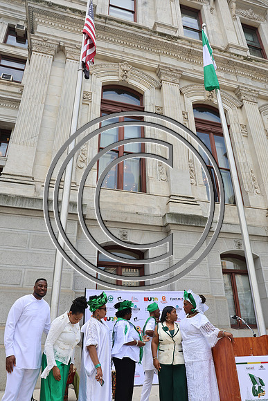 PHSL0275. Nigerian Flag-raising Ceremony at City Hall for Funtimes Magazine October 1, 2026 ktiplaura