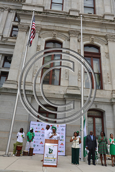 PHSL0083. Nigerian Flag-raising Ceremony at City Hall for Funtimes Magazine October 1, 2026 ktiplaura