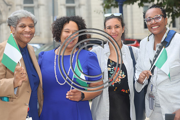 PHSL0112. Nigerian Flag-raising Ceremony at City Hall for Funtimes Magazine October 1, 2026 ktiplaura