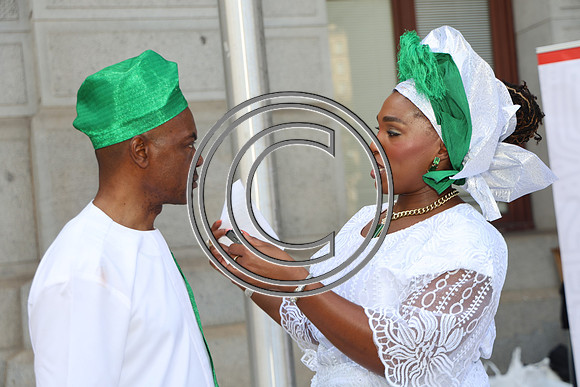 PHSL0401. Nigerian Flag-raising Ceremony at City Hall for Funtimes Magazine October 1, 2026 ktiplaura