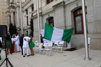 PHSL0019. Nigerian Flag-raising Ceremony at City Hall for Funtimes Magazine October 1, 2026 ktiplaura
