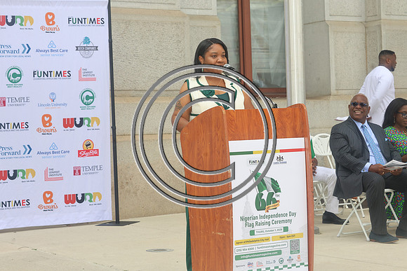 PHSL0094. Nigerian Flag-raising Ceremony at City Hall for Funtimes Magazine October 1, 2026 ktiplaura