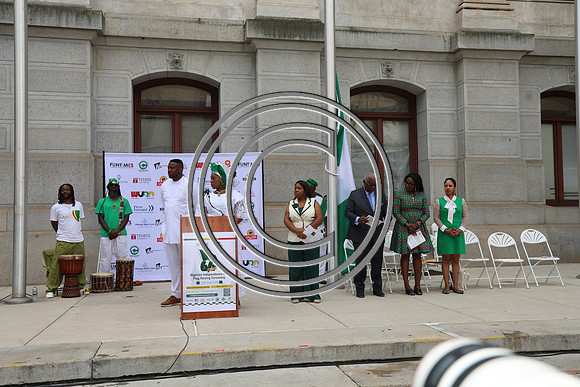 PHSL0074. Nigerian Flag-raising Ceremony at City Hall for Funtimes Magazine October 1, 2026 ktiplaura