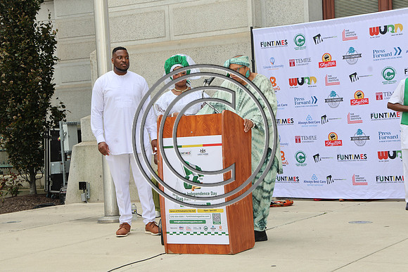 PHSL0063. Nigerian Flag-raising Ceremony at City Hall for Funtimes Magazine October 1, 2026 ktiplaura