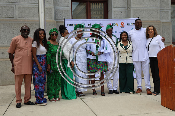 PHSL0244. Nigerian Flag-raising Ceremony at City Hall for Funtimes Magazine October 1, 2026 ktiplaura